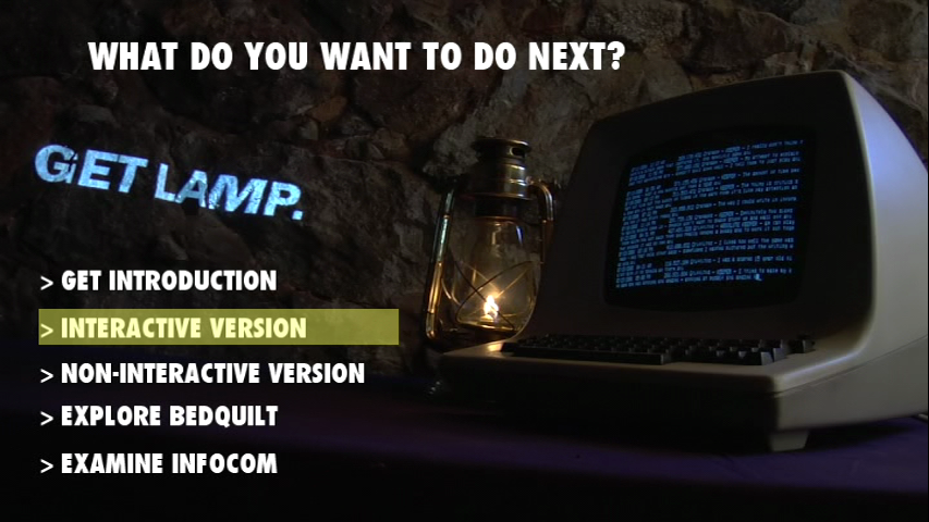 pels lugt Søg GET LAMP: THE TEXT ADVENTURE DOCUMENTARY: TECHNICAL SUPPORT